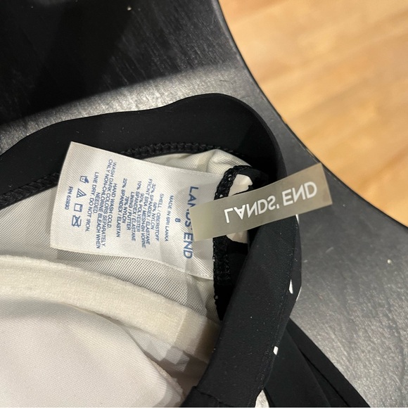 Black and white high-waisted bikini - Picture 6 of 6